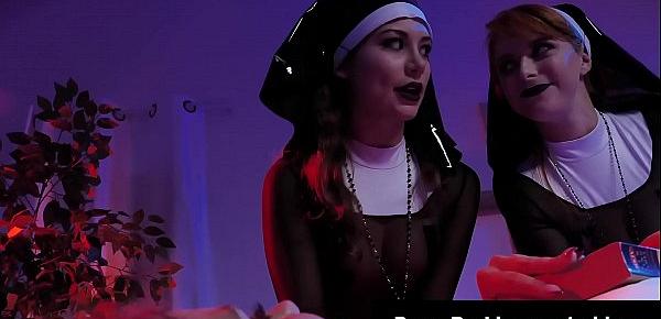  Eat My Bible! Raunchy Nun Penny Pax Anal With Adriana Chechik and Kayla Paris!